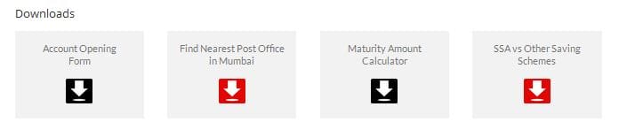Sukanya Samriddhi Deposit Scheme Mumbai postal region website