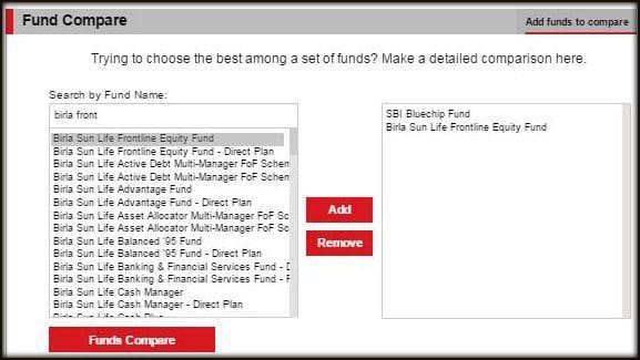 Selecting and comparing best mutual fund scheme 1 pic