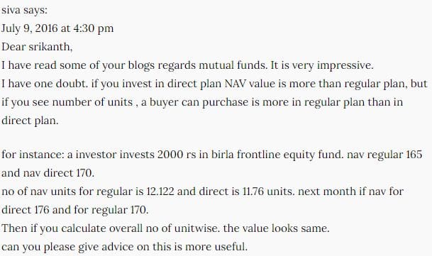 Mutual Fund Schemes NAV Net Asset Value Misconceptions Direct Mutual Fund Plan Regular Plan