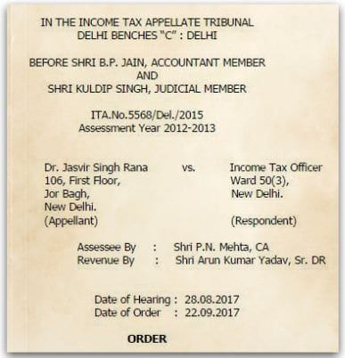 Section 54 Sec 54F benefit cannot be denied for mere non registration of sale deed Dr-Jasvir-Singh-Rana-Vs-Income-Tax-Officer-ITAT-Delhi pic