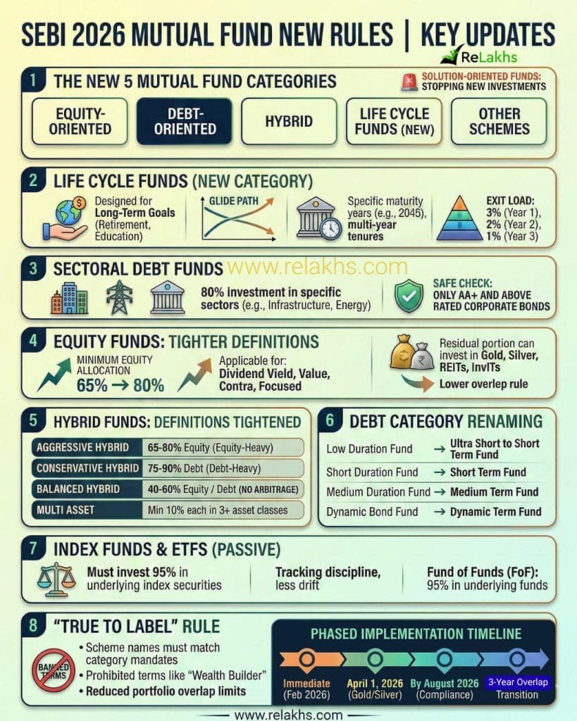 SEBI 2026 Mutual Fund New Rules key updates
